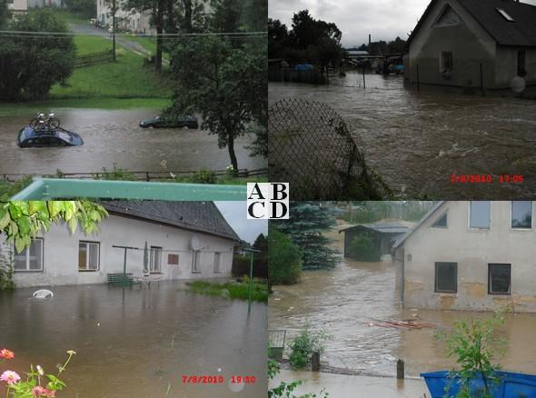 Fotografie: Zatopené Heřmanice (zdroj: město Jablonné v Podještědí) 